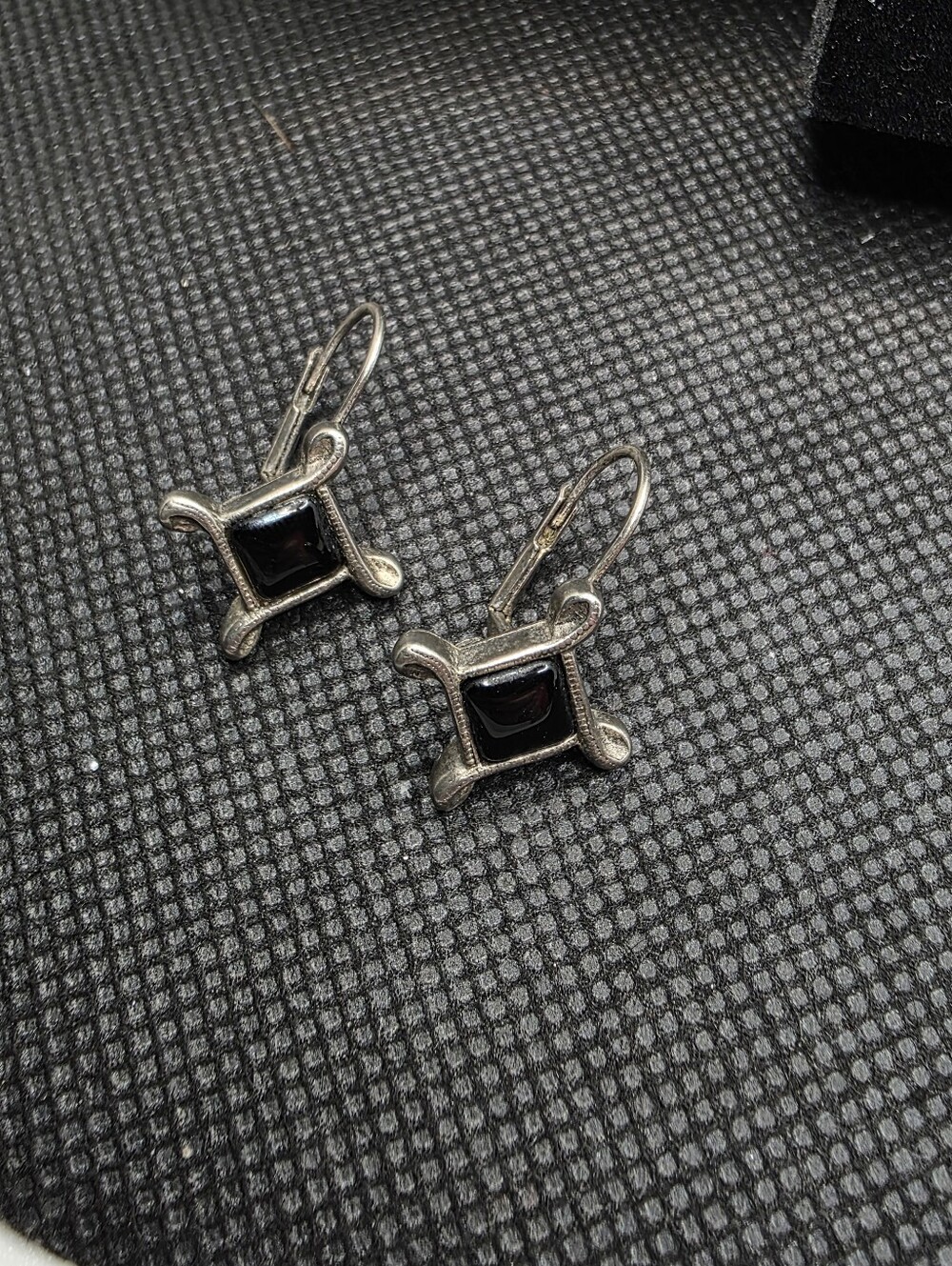 Vintage 90s The Limited Earrings Geometric Southwest Starburst Silver-tone